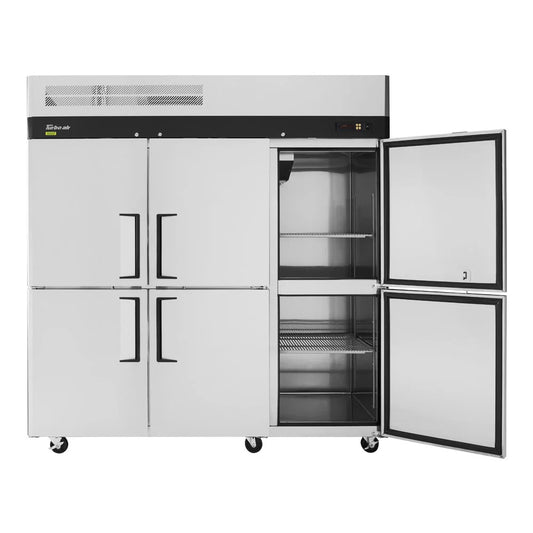 Turbo Air M3F72-6-N 77 3/4" M3 Series Three Section Reach In Freezer, (6) Left/Right Hinge Solid Doors, 115v