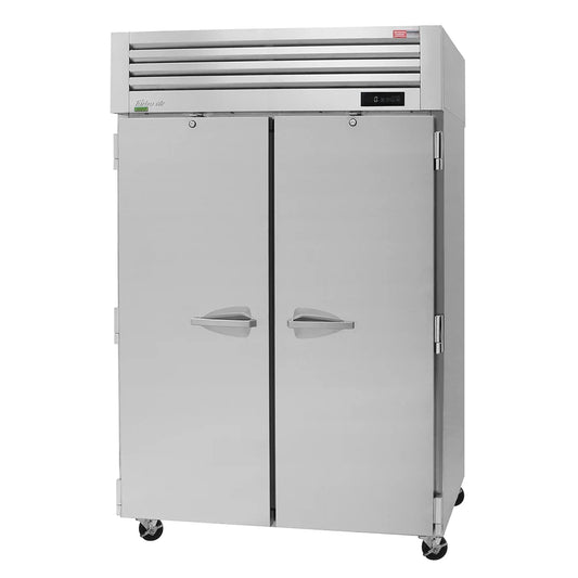 Turbo Air PRO-50F-N 51 3/4" PRO Series Two Section Reach In Freezer, (2) Left/Right Hinge Solid Doors, 115v