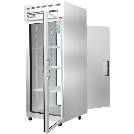 Everest ESPT-1G-1S Reach-In Pass-Thru Refrigerator 23 cu. ft.