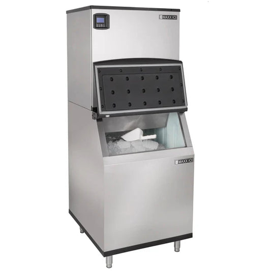 Maxx Ice MIM1000N-B470N Cube-Style Ice Maker with Bin (Digital Ice Maker- Full Dice +MIB470N)