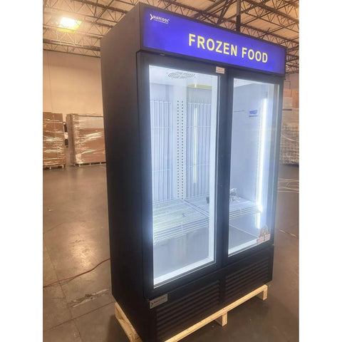 ALK SDGF40'' 48"WIDE TWO SECTION GLASS DOOR DISPLAY FREEZER NO WHEELS (WHEELS ARE NOT PRE-INSTALLED) ALK SDGF40'' 48"WIDE TWO SECTION GLASS DOOR DISPLAY FREEZER NO WHEELS (WHEELS ARE NOT PRE-INSTALLED)
