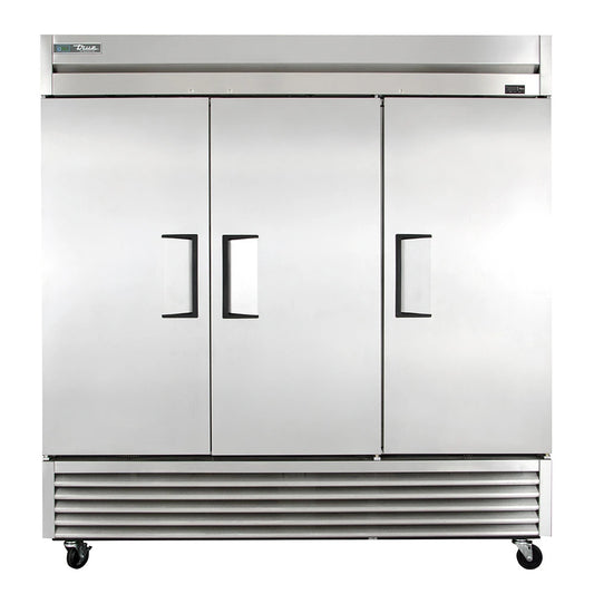 True TS-72F-HC 78" Three Section Reach In Freezer, (3) Solid Doors, 115v