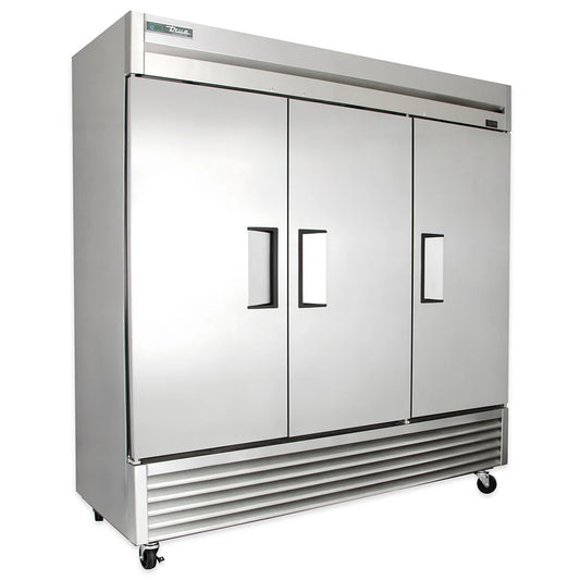 True TS-72F-HC 78" Three Section Reach In Freezer, (3) Solid Doors, 115v