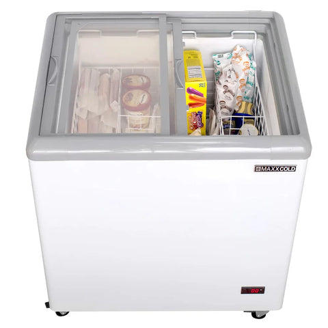 Maxx Cold MXF31F 32" X-Series Mobile Ice Cream Freezer w/ 2 Basket Capacity - 120v Maxx Cold MXF31F 32" X-Series Mobile Ice Cream Freezer w/ 2 Basket Capacity - 120v