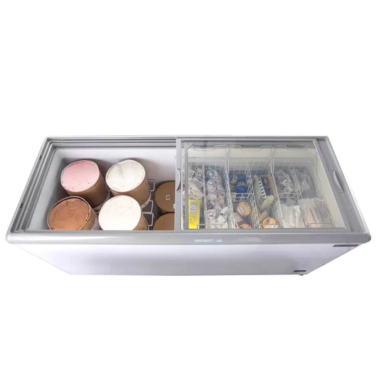 Maxx Cold MXF71F 71" X-Series Mobile Ice Cream Freezer w/ 5 Baskets - 120v