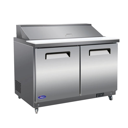 Valpro VP48S-HC - Sandwich/Salad Prep Table, two-section, 48"W, 12 cu.ft.