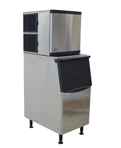 ASK-329S 350 lb. Air Cooled Cube Ice Machine with Bin 230lb.