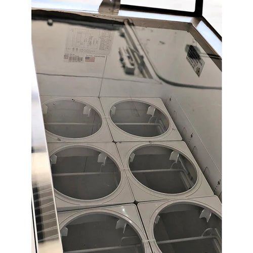 Saba SDC-46 46 cu. Ft. Commercial Chest Freezer Ice Cream Dipping Cabinet Display Case in White