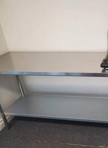 Commercial Work Table WT-E2448- Stainless Steel Top, Galvanized Undershelf  48x24" Commercial Work Table WT-E2448- Stainless Steel Top, Galvanized Undershelf  48x24"