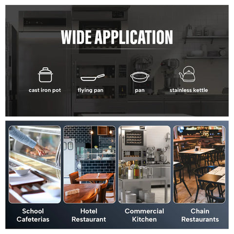 RGR36 Commercial Gas Range & Stove, WESTLAKE 6 Burner 36" Commercial Gas Range with Standard Oven - 210,000 BTU RGR36 Commercial Gas Range & Stove, WESTLAKE 6 Burner 36" Commercial Gas Range with Standard Oven - 210,000 BTU