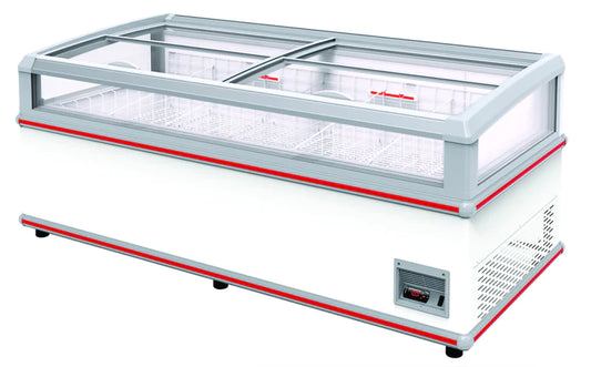 Excellence Industries SM-6 73 1/2" Deluxe Display Freezer, 15.2 Cu Ft.