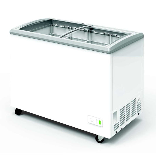 Excellence VBN-3D 29" Narrow Dual Temp Chest Refrigerator/Freezer w/ Glass Sliding Door, 4.0 cu. ft.