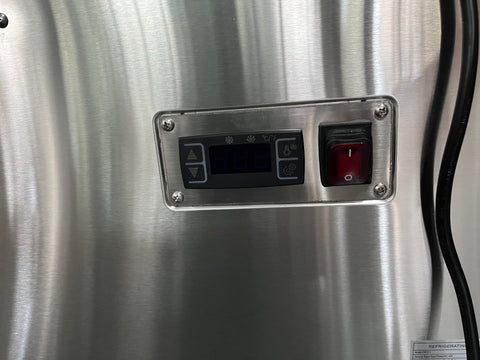 Aceland CW-370Y 48" CURVED Glass Stainless Steel Refrigerated Bakery Disp Aceland CW-370Y 48" CURVED Glass Stainless Steel Refrigerated Bakery Disp