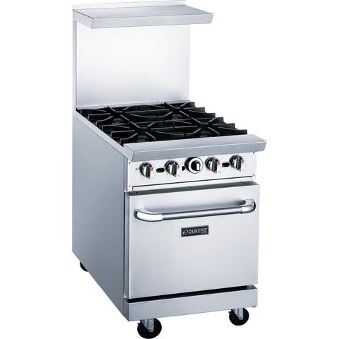Dukers DCR24-4B 24″ Gas Range with Four (4) Open Burners Dukers DCR24-4B 24″ Gas Range with Four (4) Open Burners