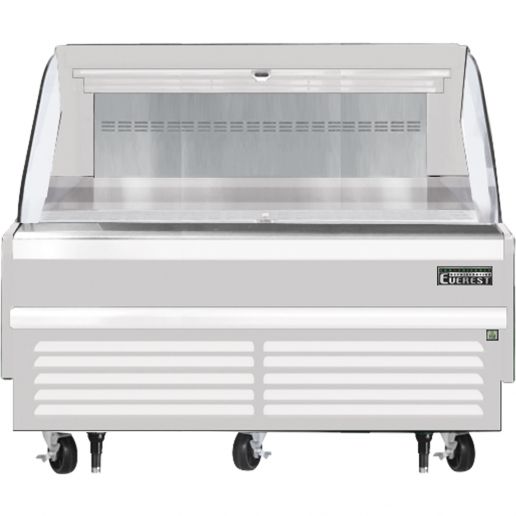 Everest EOMH-60-W-35-S White 60" Horizontal Air Curtain Merchadiser