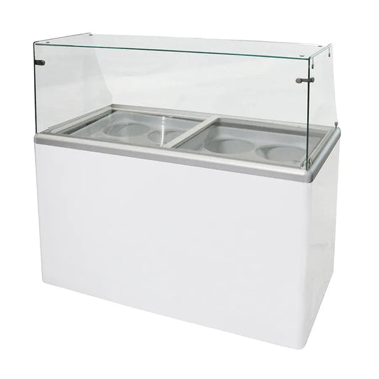 Excellence EDC-8HC 47.5" Flat Glass Ice Cream Dipping Cabinet