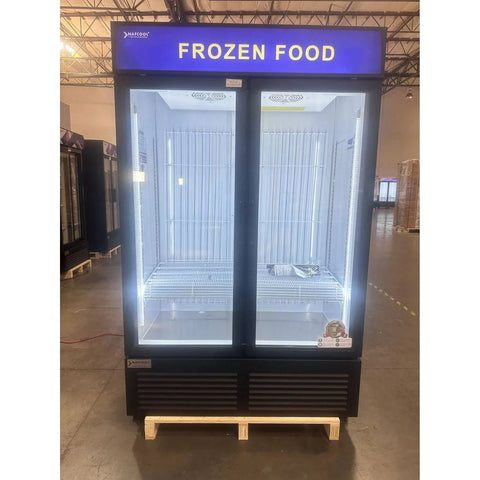 ALK SDGF40'' 48"WIDE TWO SECTION GLASS DOOR DISPLAY FREEZER NO WHEELS (WHEELS ARE NOT PRE-INSTALLED) ALK SDGF40'' 48"WIDE TWO SECTION GLASS DOOR DISPLAY FREEZER NO WHEELS (WHEELS ARE NOT PRE-INSTALLED)