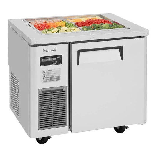 Turbo Air JBT-36-N 35" J Series Refrigerated Buffet Table, (1) Section, (6) Pan, 7.5 cu. ft.