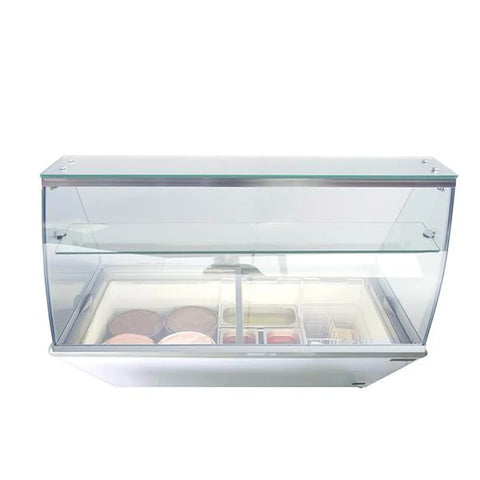 Maxx Cold MXDC-12 70" Curved Glass Ice Cream Dipping Cabinet Maxx Cold MXDC-12 70" Curved Glass Ice Cream Dipping Cabinet