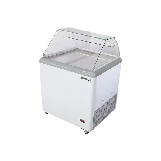 Maxx Cold MXDC-4 31" Curved Glass Ice Cream Dipping Cabinet