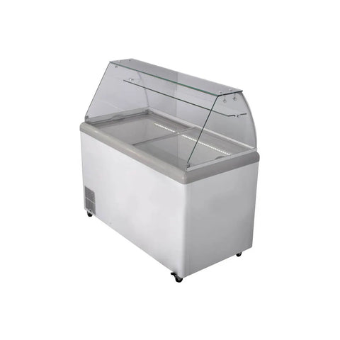 Maxx Cold MXDC-8 51" Curved Glass Ice Cream Dipping Cabinet Maxx Cold MXDC-8 51" Curved Glass Ice Cream Dipping Cabinet