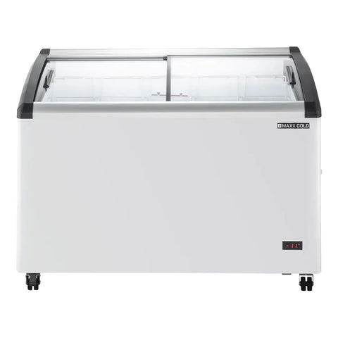 Maxx Cold MXF48CHC-5 47" Curved Lid Ice Cream Display Freezer, 8.62 cu. ft. Maxx Cold MXF48CHC-5 47" Curved Lid Ice Cream Display Freezer, 8.62 cu. ft.