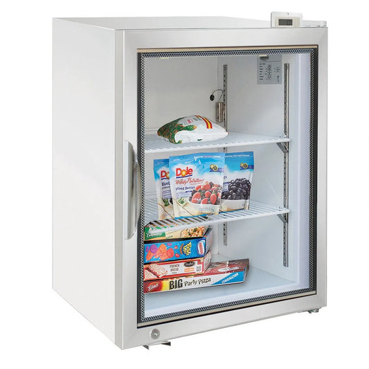 Maxx Cold MXM1-3.5FHC Countertop Freezer Merchandiser in White, 3.5 cu.ft.