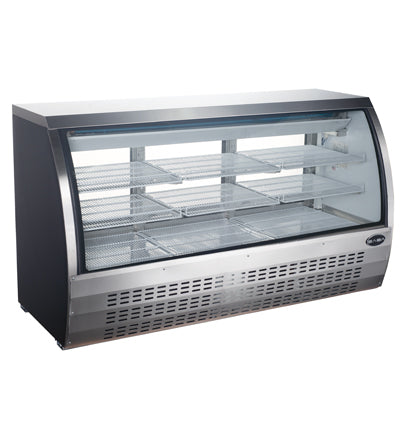 Saba SCGG-78 - 82" Curved Glass Commercial Deli Case