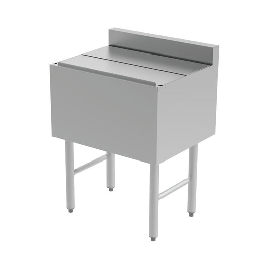 GSW BS-IB1924 Stainless Steel Underbar Ice Bin 19x24"
