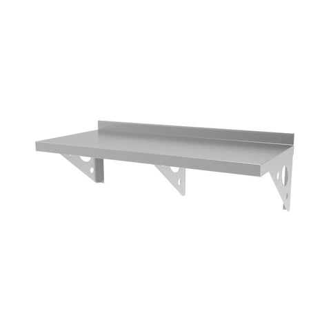 WS-W1472 Stainless Steel Wall Mount Shelf 14x72" WS-W1472 Stainless Steel Wall Mount Shelf 14x72"