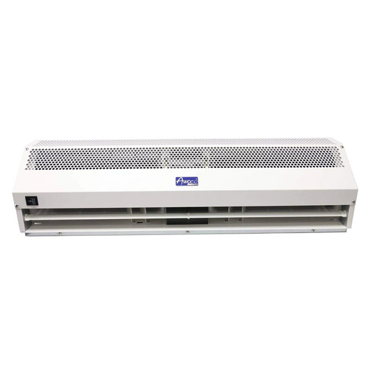 FM-1512S (48") Super Power Commercial Air Curtains - Metal White Case, Magnetic Switch