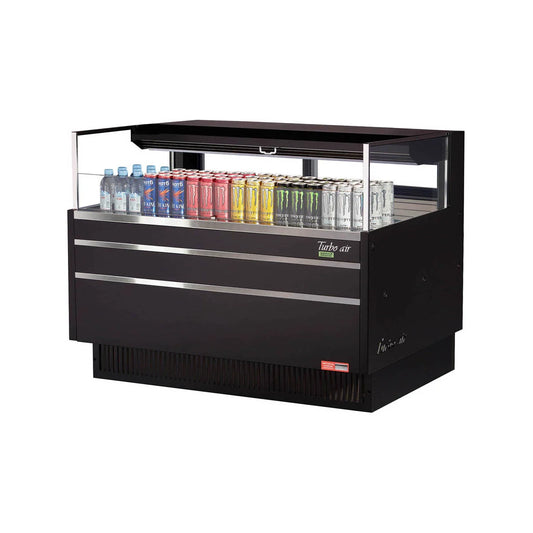 Turbo Air TOM-48L-UFD-B-1S-N 46 3/4" Horizontal Open Air Cooler w/ (1) Level, 115v