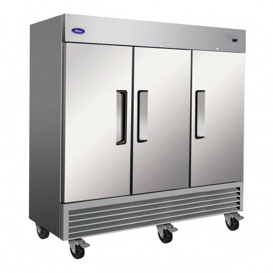 Valpro VP3FDV - Freezer, reach-in, three-section, 81"W, 72 cu. ft. capacity