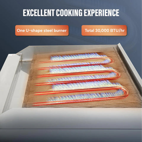Commercial Charbroiler, WESTLAKE ECB-24S 24" Gas Countertop Radiant Charbroiler 2 Burner Char Broiler- 60,000 BTU Commercial Charbroiler, WESTLAKE ECB-24S 24" Gas Countertop Radiant Charbroiler 2 Burner Char Broiler- 60,000 BTU