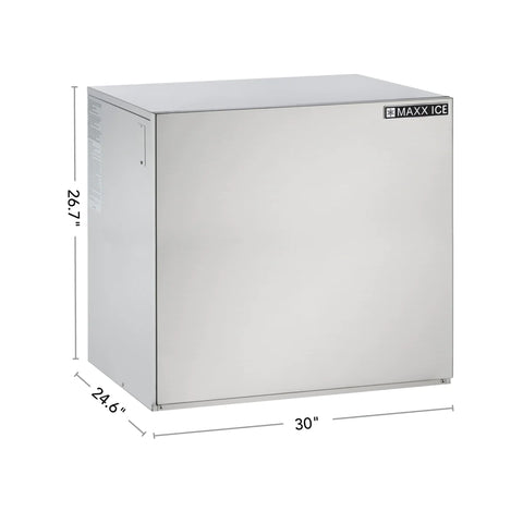 MIM1000 Maxx Ice 1000 lb Modular Ice Machine, 30” Wide, Full Dice MIM1000 Maxx Ice 1000 lb Modular Ice Machine, 30” Wide, Full Dice