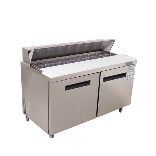 ⚡Flash Sale⚡Aceland ASR-60B Stainless Steel 60" Food Prep Table Refrigerator