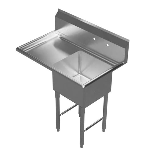 GSW SE18181L 1 Compartment Sink - Left Drain Board