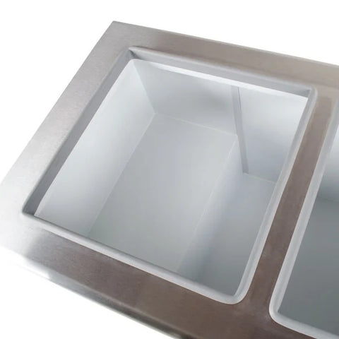 Excellence Industries 80 3/4" Stand Alone Ice Cream Dipping Cabinet w/ 39 Tub Capacity - White, 115v (HFF-12HC)