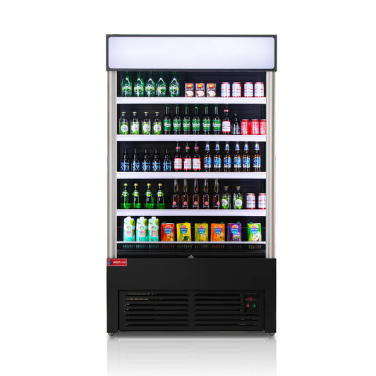 Open Air Merchandiser, WESTLAKE LD3-2Z-C2 ‎46"W 26" D Black Refrigerated Air Curtain Merchandiser