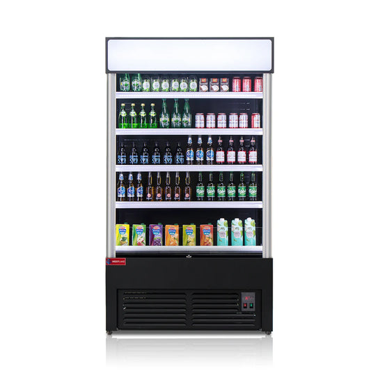 Open Air Merchandiser, WESTLAKE ‎LD3-2Z-C3 46"W 33" D Black Refrigerated Air Curtain Merchandiser