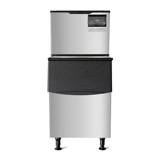 WESTLAKE SK-529 Commercial 500 lb. Air Cooled Cube Ice Maker Machine with 440 lb. Insulated Bin — ETL & Energy Star Certified
