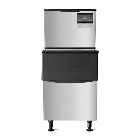 WESTLAKE SK-529 Commercial 500 lb. Air Cooled Cube Ice Maker Machine with 440 lb. Insulated Bin — ETL & Energy Star Certified