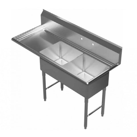 GSW SE18182L 2 Compartment Sink - Left Drain Board