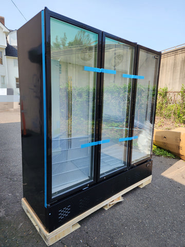 Aceland APR-676 72" Three Swing Door Merchandiser Refrigerator 57 cu.ft