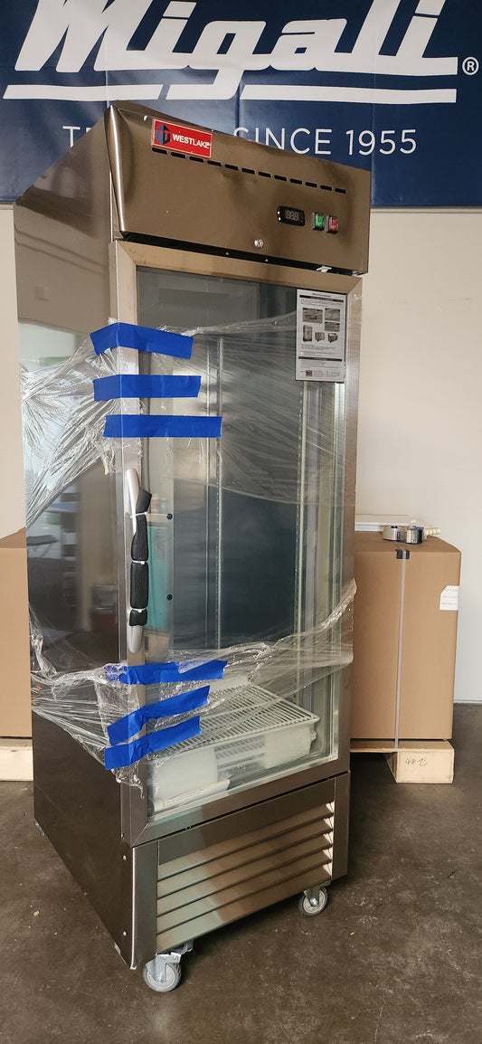 [Clearance]  Westlake Single Door Merchandiser Refrigerator 23 cu ft