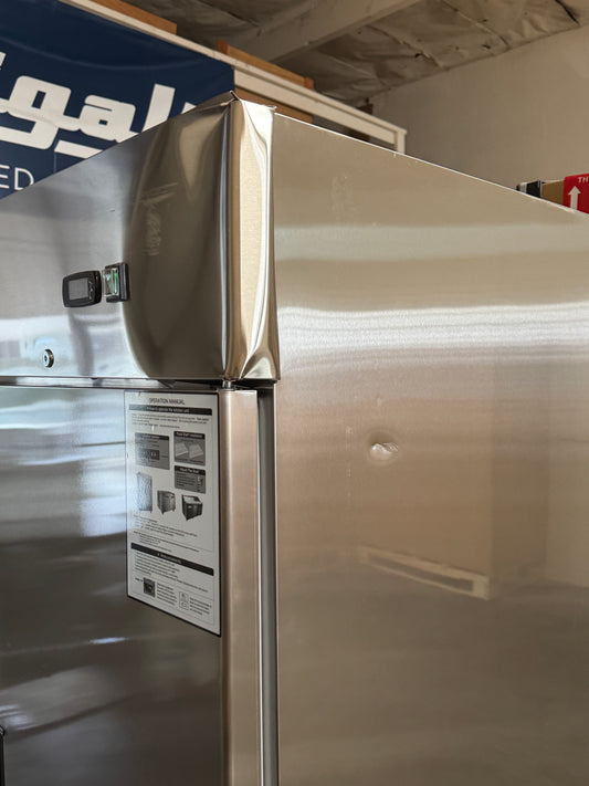 [Clearance]  Aceland AR-49B 2 door 54” Stainless Steel Reach in Upright refrigerator 49 Cu. Ft