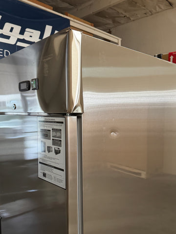 [Clearance]  Aceland AR-49B 2 door 54” Stainless Steel Reach in Upright refrigerator 49 Cu. Ft