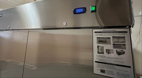 [Clearance]  Aceland AR-49B 2 door 54” Stainless Steel Reach in Upright refrigerator 49 Cu. Ft