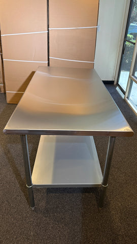 Commercial Work Table WT-E2484- Stainless Steel Top, Galvanized Undershelf  84x24"