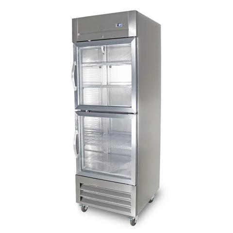 Kelvinator Commercial KCHRI27R2HGDR (73831) 27" One Section Reach In Refrigerator, (2) Right Hinge Glass Doors, 120v